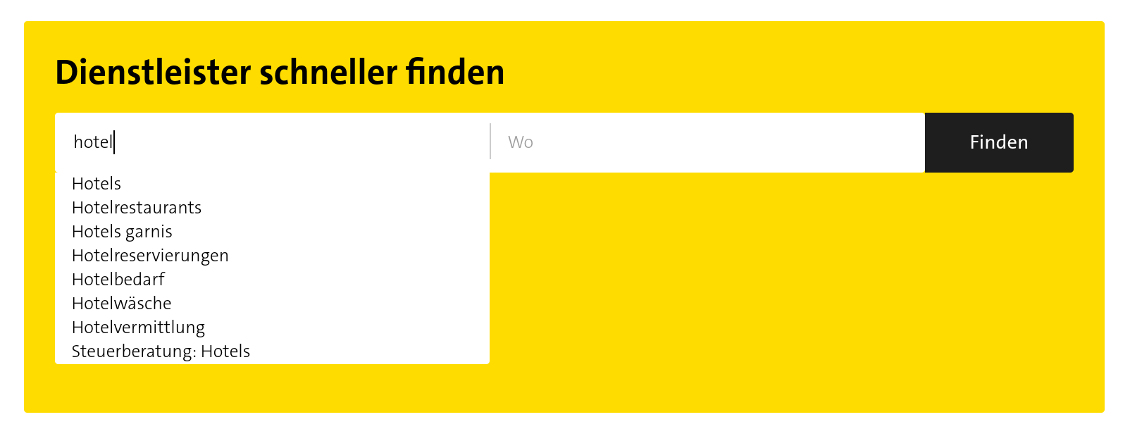 YP Search Result